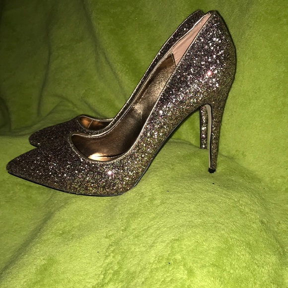 rouge Shoes - Glitter heels